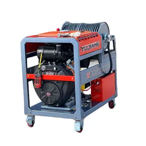 36HP High Pressure Washer High Pressure Water Jet Machine Gasoline High Pressure Cold Water Sewer Jet Cleaner