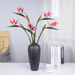Fleurs artificielles Timo Bird Of Paradise, branche unique, toucher naturel, décoration intérieure - Product Image 1