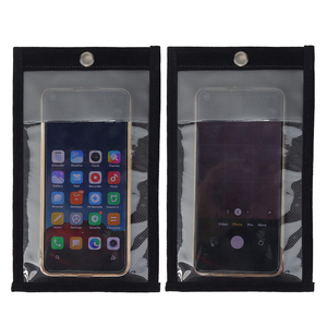 <span class=keywords><strong>Pochette</strong></span> anti-caméra pour <span class=keywords><strong>téléphone</strong></span> portable en nylon, réutilisable, sans prise de vue vidéo, <span class=keywords><strong>sac</strong></span> de sécurité 21x12,5 cm noir pour la protection de la vie privée dans les zones confidentielles - Product Image 1
