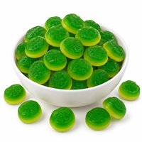 Fournisseurs de bonbons gélifiés en Chine, vente en gros de bonbons gélifiés, bonbons acidulés végétaliens et gommes, bonbons gélifiés en forme de pizza verte