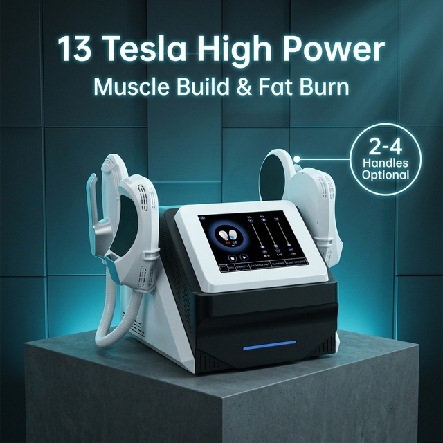 Ce Approved Professional 4 Handles Hi-emt EMS Body Sculpting Machine Rf Neo Muscle Building Fat Burning System