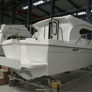 Bateau de patrouille rapide de luxe en fibre de verre, directement de l'usine, pour passagers et pêche en mer, 7.8x2.95x0.6m, profondeur 0.6m - Product Image 3