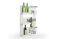 Collection de barres murales en bois, best-seller, finition blanc mangue, en bois de mangue, prix de gros