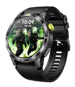 สมาร์ทวอทช์กลางแจ้ง 2026 IP68 เครื่องติดตามการออกกำลังกาย รองรับการโทรผ่านบลูทูธ พร้อมผู้ช่วยเสียง วัดอัตราการเต้นของหัวใจ GPS สมาร์ทวอทช์สำหรับผู้ชาย - Product Image 5