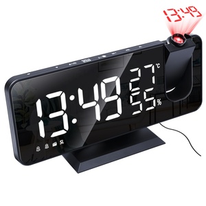 Customized- Smart Electronic Desktop Table Desk LED Laser Ceiling Digital <strong>Projection</strong> Alarm <strong>Clock</strong> <strong>With</strong> Radio and <strong>Weather</strong> <strong>Station</strong> - Product Image 6