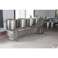 CXJ-10 Industriële Automatische Fruitwasdroger Groentewasmachine