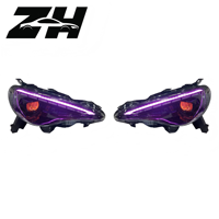 Nouveau pour GT86 et BRZ : Kit de modernisation/amélioration de phares LED 12V avec feux de jour RGB et commande de direction