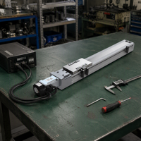 Module de glissière linéaire à vis à billes BSC6, actionneur linéaire électrique avec moteur pas à pas NEMA, rail compact haute rigidité pour machine CNC