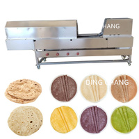 Ligne de production manuelle de pain arabe plat du Qatar Machine de fabrication de roti commerciaux Machine à chapati électrique