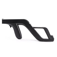 Manette pistolet lumineuse noire pour tir de chasse et jeux, compatible avec la télécommande Motion Plus et Nunchuck de Nintendo Wii - Vente flash