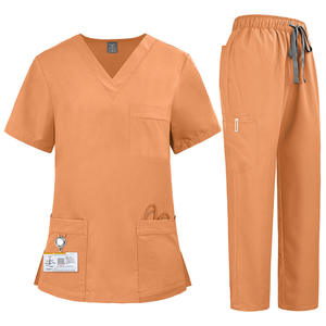 Ensemble de blouses médicales chirurgicales personnalisées en gros avec logo OEM, ensemble de blouses unisexes pour hôpital vétérinaire, infirmière, haut et pantalon, uniforme - Product Image 2