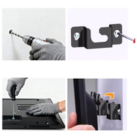 Soportes de Pared Fijos para TV de 12-80 Pulgadas, Bajo Perfil, Resistentes, Soporte Fijo para TV de Pared, Brasil