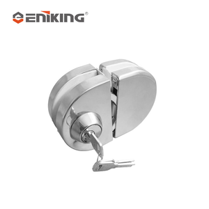 Serrure de porte centrale moderne en acier inoxydable pour verre de douche, garantie 3 ans, installation facile, modèle Ek-2112 Eniking - Product Image 4