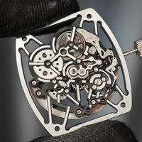 Mouvement de remplacement pour la montre haut de gamme squelettée en forme de tonneau pour homme, décontractée et multifonctionnelle, modèle 3502