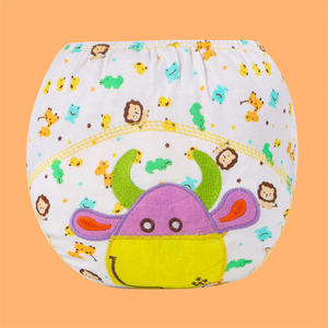 Pannolini per bambini in tessuto morbido all'ingrosso pantaloni da allenamento pantaloni per pannolini in cotone neonato baby - Product Image 5