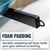 Support de stockage de kayak sur pied pour accessoire de paddleboard de garage intérieur et extérieur pour planche de surf à deux kayaks