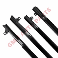 Ensemble de 4 pièces de joints de feutres de balayage de fenêtre extérieure pour Nissan Tiida hayon 5 portes 2004-2010 remplacer #80820/82820-ED000