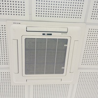 Purificateur d'air commercial monté au plafond avec télécommande, filtre HEPA, charbon actif, UV et ESP pour l'élimination de la fumée dans les salles de fumeurs