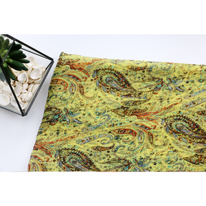 WI-B01 <span class=keywords><strong>100</strong></span> <span class=keywords><strong>Polyester</strong></span> Ngọc Trai Mềm Nhăn Vải Voan Cho Khăn Quàng Và Trang Phục - Product Image 4