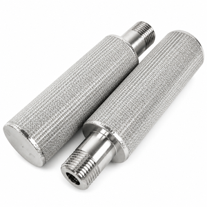Élément filtrant en acier inoxydable 316L sinterisé, résistant aux hautes températures, maille métallique durable pour systèmes de fluides industriels - Product Image 1