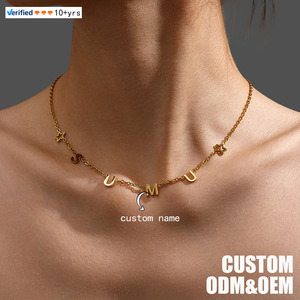 Collane Choker Personalizzate in Acciaio Inossidabile 316L, Placcate in Oro, Alta Qualità, Vendita all'Ingrosso - Product Image 1