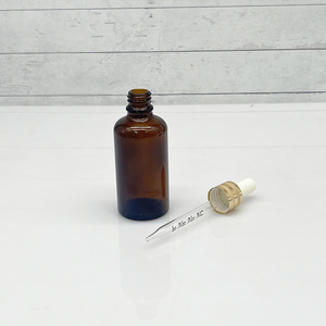Flacon compte-gouttes en verre brun <span class=keywords><strong>de</strong></span> 5 ml, 10 ml, 15 ml, 20 ml, 30 ml, 50 ml, 100 ml, flacon d'huile essentielle ambrée avec bouchon compte-gouttes doré - Product Image 6