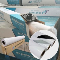 Rouleau d'autocollants en vinyle PVC imprimable de haute qualité, prix fabricant, 120g/140g