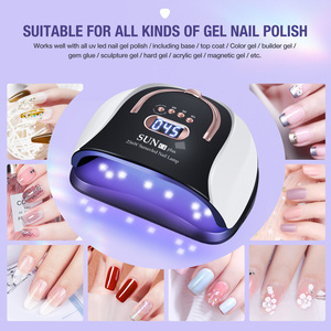 Séchoir à ongles à deux mains 256W capteur automatique UV LED 57 LED lumière <span class=keywords><strong>Pro</strong></span> équipement de pédicure manucure avec puissance 72W pour les gels d'art des ongles - Product Image 4
