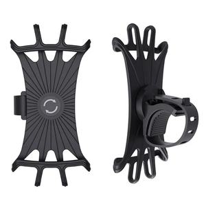 Support de téléphone universel pour vélo de 4,0 à 6,0 pouces, support rotatif en silicone pour guidon de vélo et de moto, utilisation au lit - Product Image 2