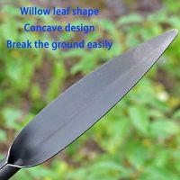 Nouveau modèle de pelle de jardin légère en acier inoxydable avec manche, pour creuser et repiquer, outils d'agriculture forestière