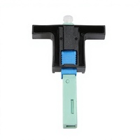 Connecteur rapide en fibre optique SC/UPC en forme de T avec ferrule pré-polie, jumper anti-traction pour réseau