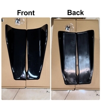 1 Paire de Spoilers Universels de 35 cm pour Pare-chocs Arrière de Voiture, Lame de Protection Arrière, Aile de Bas de Caisse, Garniture de Protection de Véhicule