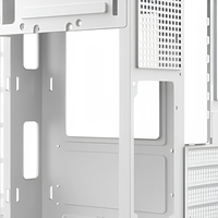 Boîtier PC Gaming en Verre Double Face pour ATX MATX ITX Blanc RGB, Châssis de Bureau, Vente en Gros Usine, OEM ODM