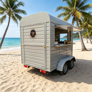 Unique Design Steam <b>Table</b> Food Truck Custom Dumpling Cook Catering Trailer - Product Image 4