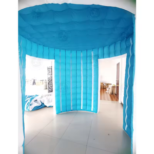 Château gonflable portable noir <span class=keywords><strong>pas</strong></span> <span class=keywords><strong>cher</strong></span> avec lumière LED pour selfie, <span class=keywords><strong>cube</strong></span> <span class=keywords><strong>photo</strong></span> 360, photomaton gonflable, tente de photographie - Product Image 5