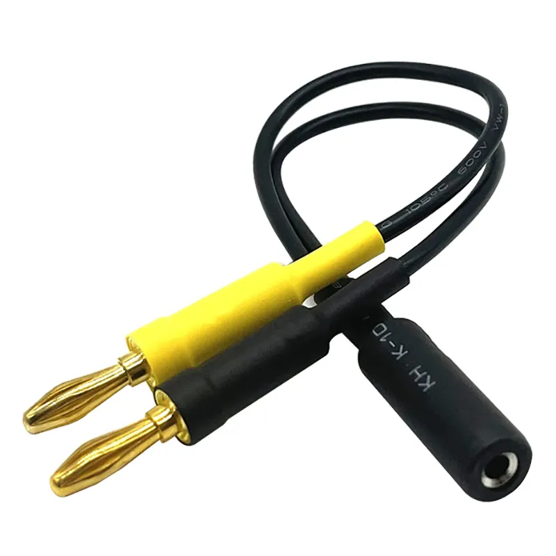 3,5mm Mono TS-Telefonbuchse zum doppelten Bananenstecker-Lautsprecher adapter kabel