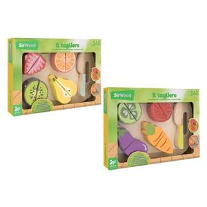 Planche à découper en bois avec légumes assortis - Product Image 1