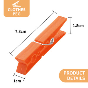 Mollette per Bucato in Plastica Standard Economiche da 7,8 cm - Product Image 3