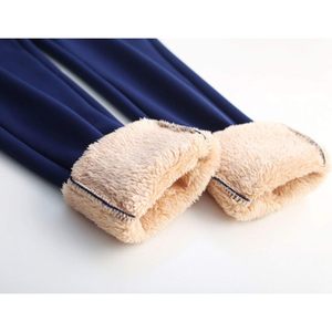 Pantalones Deportivos de Cintura Alta para Mujer, Forrados de Sherpa, Gruesos y Cálidos para Invierno, Transpirables y Elásticos, Marca FOXA - Product Image 4