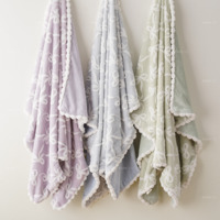 Plaid tricoté coréen en fourrure de lapin et vison, bleu ciel, doux et luxueux, pour la décoration de la maison, canapé et fauteuil
