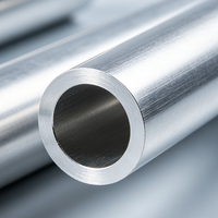 Profilés architecturaux en aluminium OEM pour bâtiments en structure métallique, tube rond en aluminium fini usine pour la décoration de fenêtres et de portes