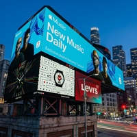 Écran LED extérieur fixe pour publicité, panneau publicitaire couleur RVB haute luminosité résistant aux intempéries pour annonces publiques
