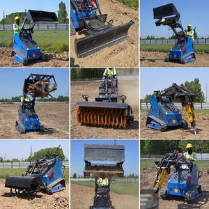FREE SHIPPING Crawler Mini <strong>Loader</strong> CE EPA Engine RIPPA Skidsteer Earth-moving Machinery Skid Steer Backhoe <strong>Loader</strong> For Sale - Product Image 6