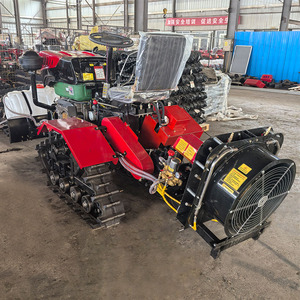 Tracteur chenillé multifonctionnel diesel 25 CV 35 CV avec rotoculteur, équipement agricole <span class=keywords><strong>pour</strong></span> vergers, jardins et champs - Product Image 5