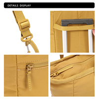 Nueva Mochila Escolar Unisex Impermeable y Antirrobo con Material Principal de Nailon y Forro de Poliéster para Estudiantes y Hombres, para Uso con Laptop