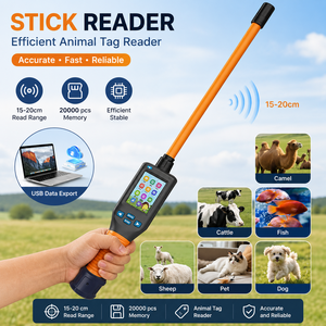 Escáner Portátil para Animales, Lector Universal de Largo Alcance, Lector de Chips para Animales, Lector de Etiquetas RFID para Ganado - Product Image 4