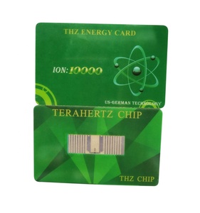 Carte d'authenticité Bio Nano Énergie Scalaire Quantum avec puce Terahertz, environ 10000 Gauss, pour la santé, avec logo personnalisé, prix le plus bas - Product Image 2