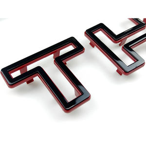 Plastique ABS brillant noir clic Type extérieur extérieur avant gril pare-chocs lettre garnitures accessoire pour <span class=keywords><strong>Fiat</strong></span> <span class=keywords><strong>500</strong></span> Abarth 595 695 - Product Image 3