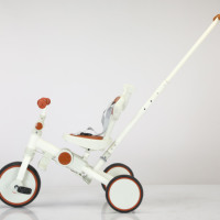 Sortie d'usine Cycle enfants vélo d'équilibre vélo Tricycle cadre Durable bébé pliant enfants Trike poussette