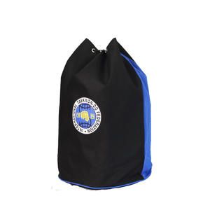 Bolsa de equipo de protección Itf Taekwondo, bolsa de almacenamiento con cordón azul y negro para equipo de entrenamiento y competición - Product Image 1